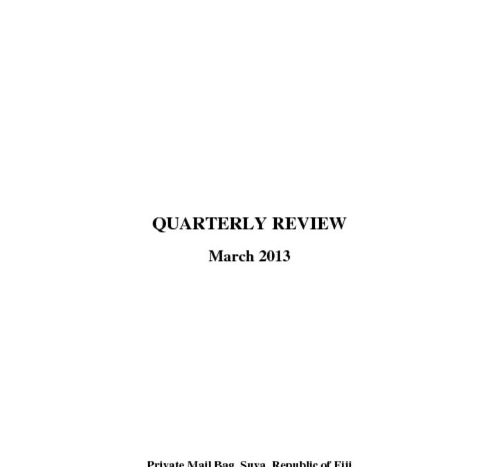 thumbnail of RBF Quarterly Review – March 2013