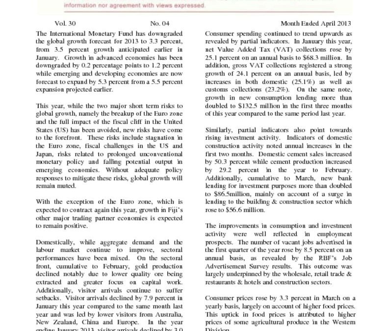 thumbnail of RBF Economic Review – April 2013