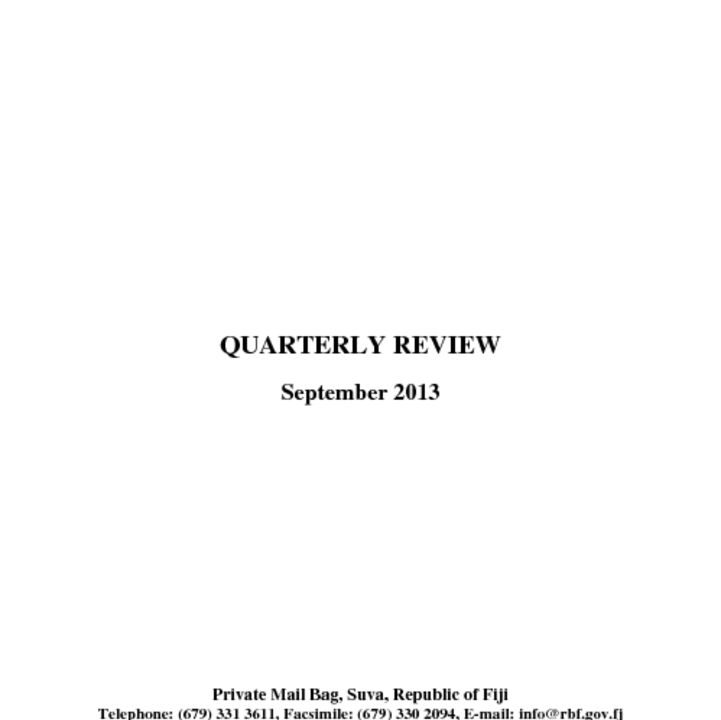 thumbnail of RBF Quarterly Review – September2013