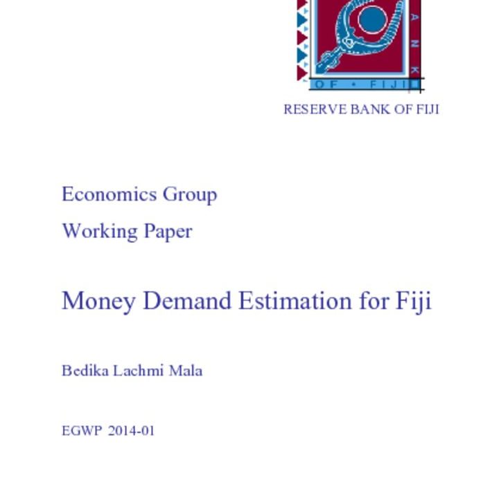 thumbnail of Working-paper-2014-01-(Money-Demand-Estimation-for-Fiji)