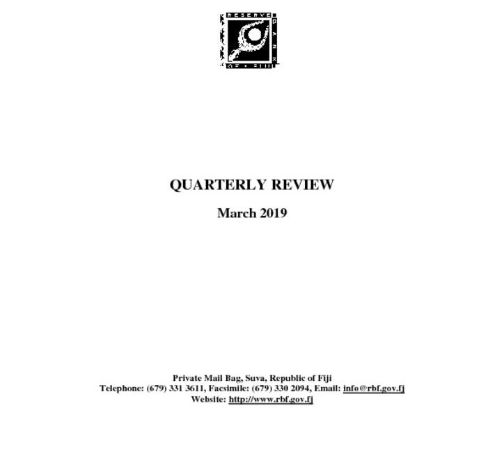 thumbnail of Quarterly Review March 2019