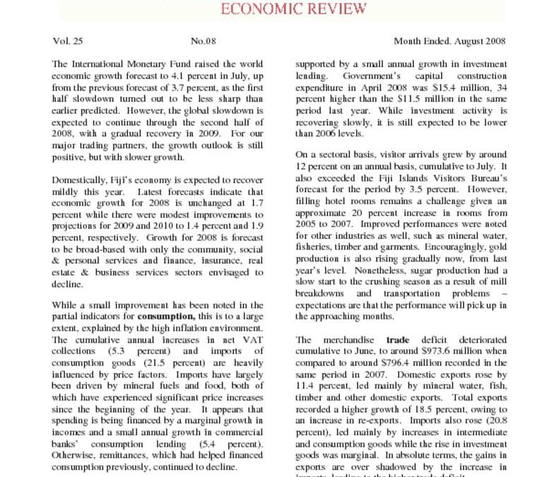 thumbnail of Economic Review – Aug 2008