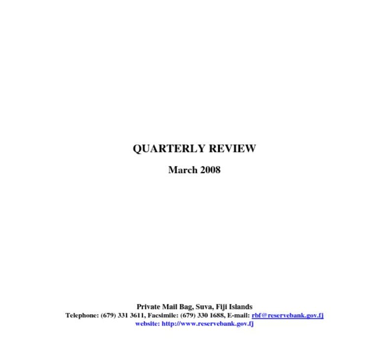 thumbnail of Mar-08 Quarterly Review