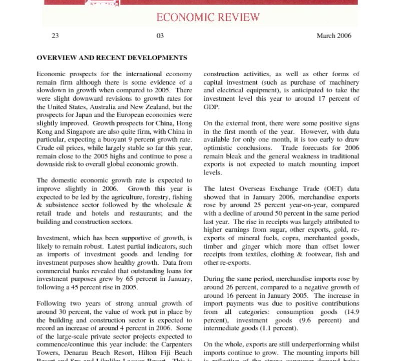 thumbnail of Mar06 Economic Review