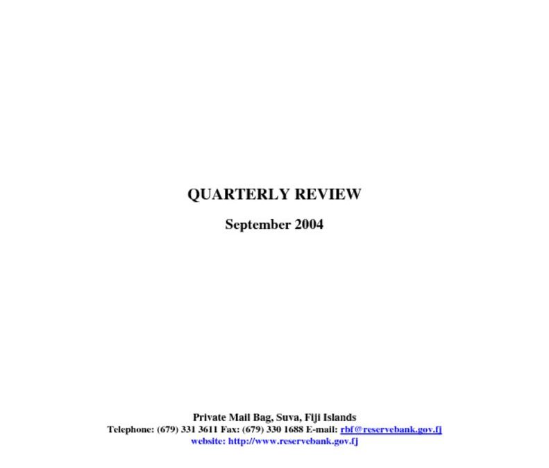 thumbnail of Sep04 Quarterly Review