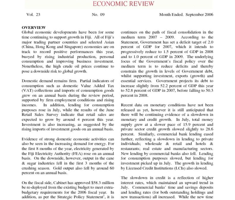 thumbnail of Sep06 Economic Review