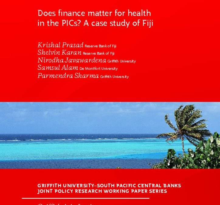 thumbnail of Does finace matter for health in the PIC, a case study for Fiji