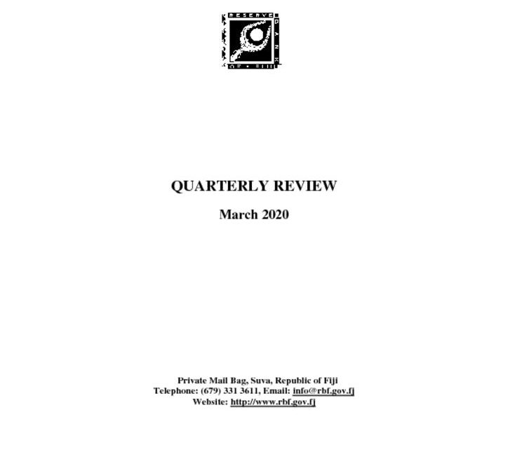 thumbnail of Quarterly Review March 2020