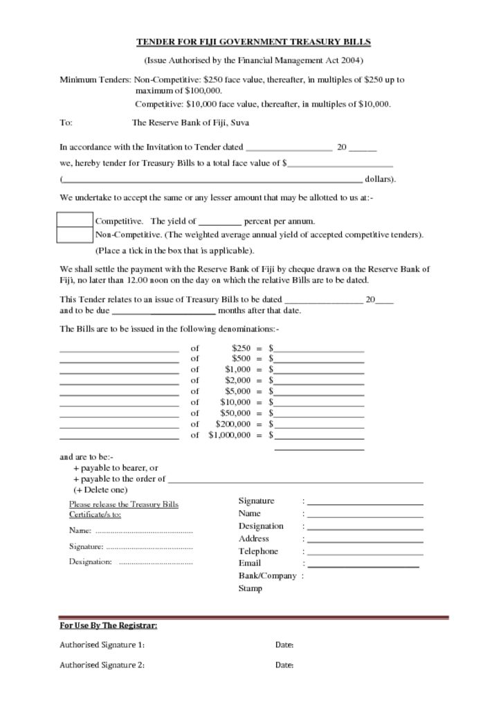 thumbnail of Tender Form – TBills